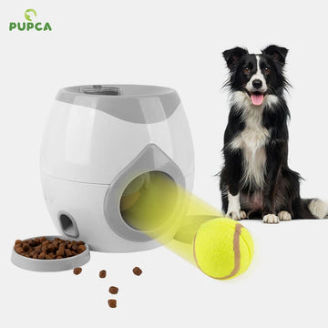 Dog Pet Toys 2 In 1 Tennis Launcher