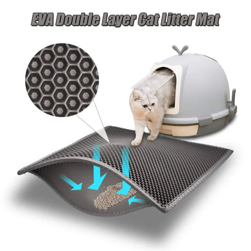 Double Layer Cat Litter Waterproof Mat